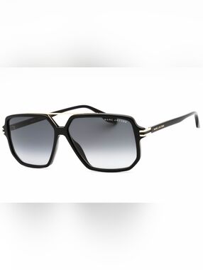 NWT, Marc Jacobs MARC 417/S BLACK/DARK GREY SF, Size58X12X145.